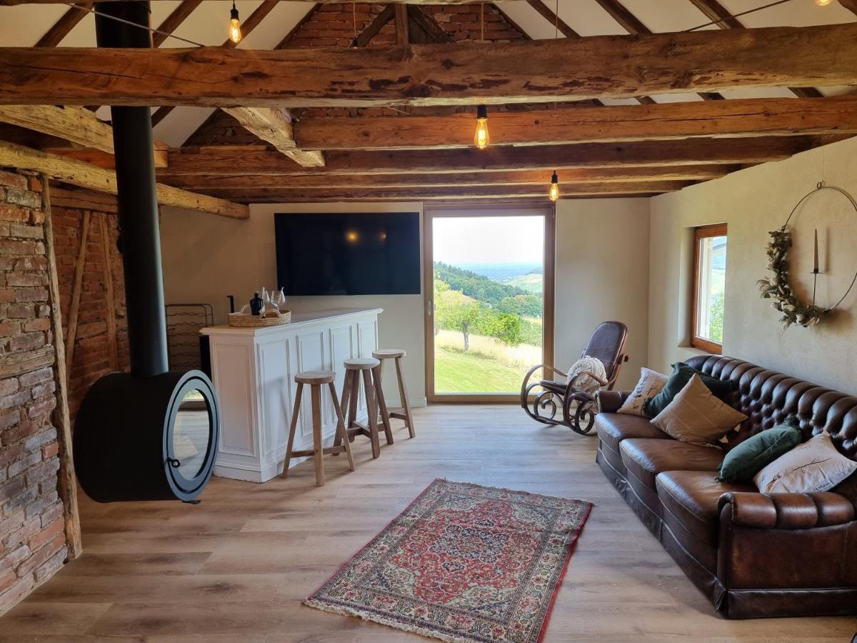 布勒塔尔Haus Am Berg Mit Wellnessbereich, Bar Und Panorama别墅 外观 照片