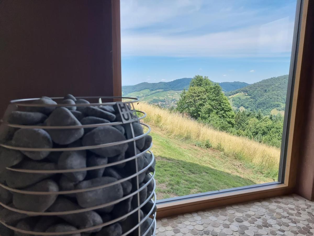 布勒塔尔Haus Am Berg Mit Wellnessbereich, Bar Und Panorama别墅 外观 照片