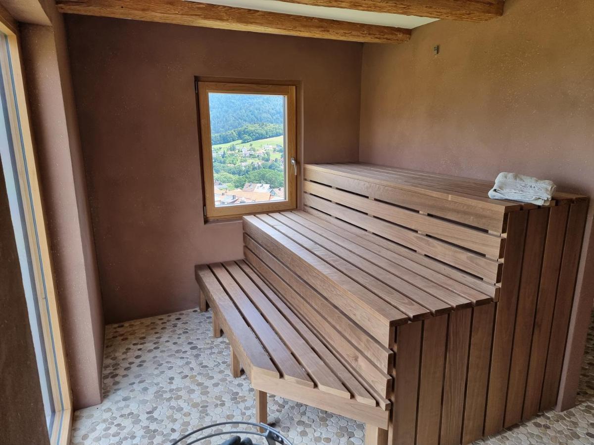 布勒塔尔Haus Am Berg Mit Wellnessbereich, Bar Und Panorama别墅 外观 照片