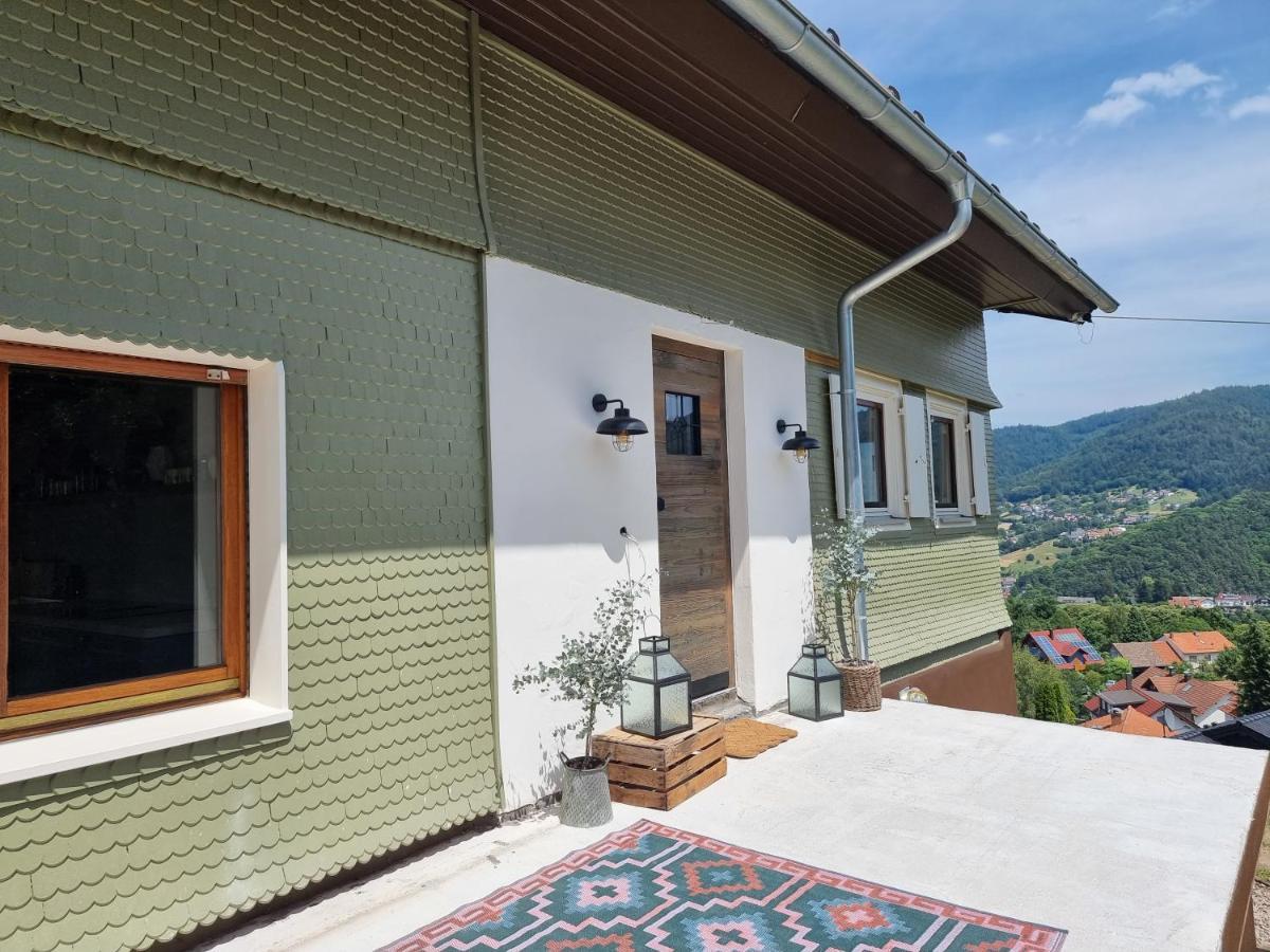 布勒塔尔Haus Am Berg Mit Wellnessbereich, Bar Und Panorama别墅 外观 照片